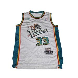 Grant Hill Detroit Pistons #33 Adidas Hardwood Classics Jersey Men's M NBA B27